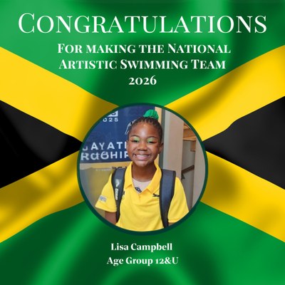 Congratulations - Artistic Swimming National Team 2026